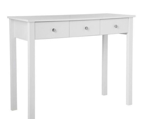 *Florence 3 drawer Dressing Table in White