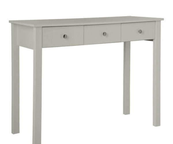 *Florence 3 drawer Dressing Table in Soft Grey