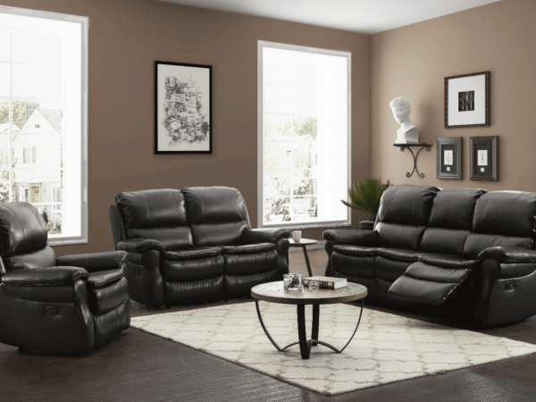 Arrange 3 Seater Reclining Sofa Brown Leather Sofa - Home Store UK