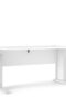 Prima Desk 150 cm in White with White legs