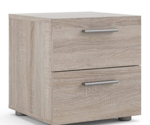 Pepe Bedside Cabinet Table 2 slim bedside cabinets – Furniture | HomestoreUK