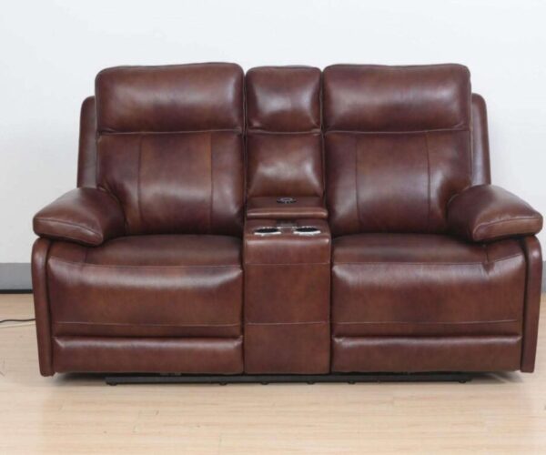 Nicolette Genuine Leather 3 Seater Reclining Sofa leather sofa set