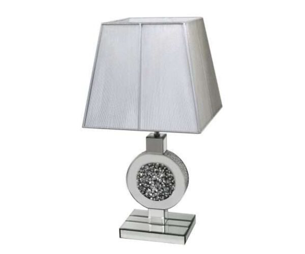 Gatsby 1 Circle Table Lamp mirrored lamp table