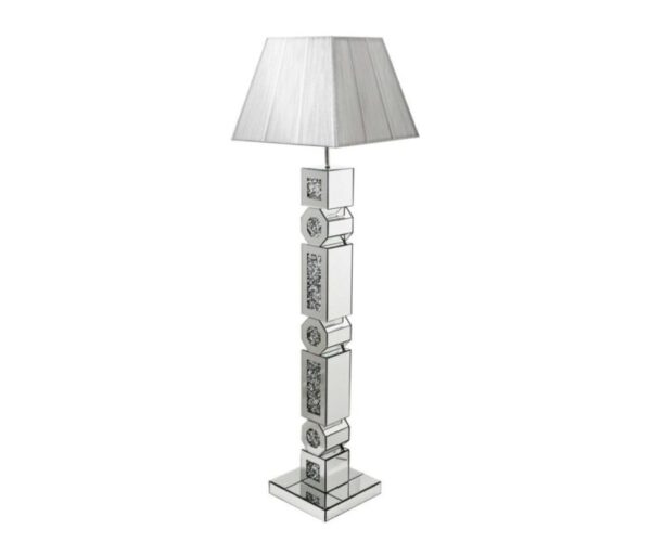 Gatsby Octagonal Floor Lamp side table with lamp