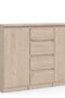 Naia Sideboard 4 Drawers 2 Doors in Jackson Hickory Oak sideboard table -Sideboards - Home Store UK