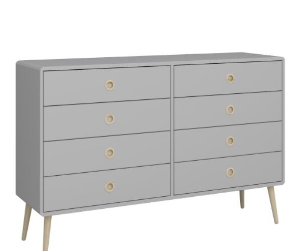 Softline 4 + 4 Wide Chest Grey