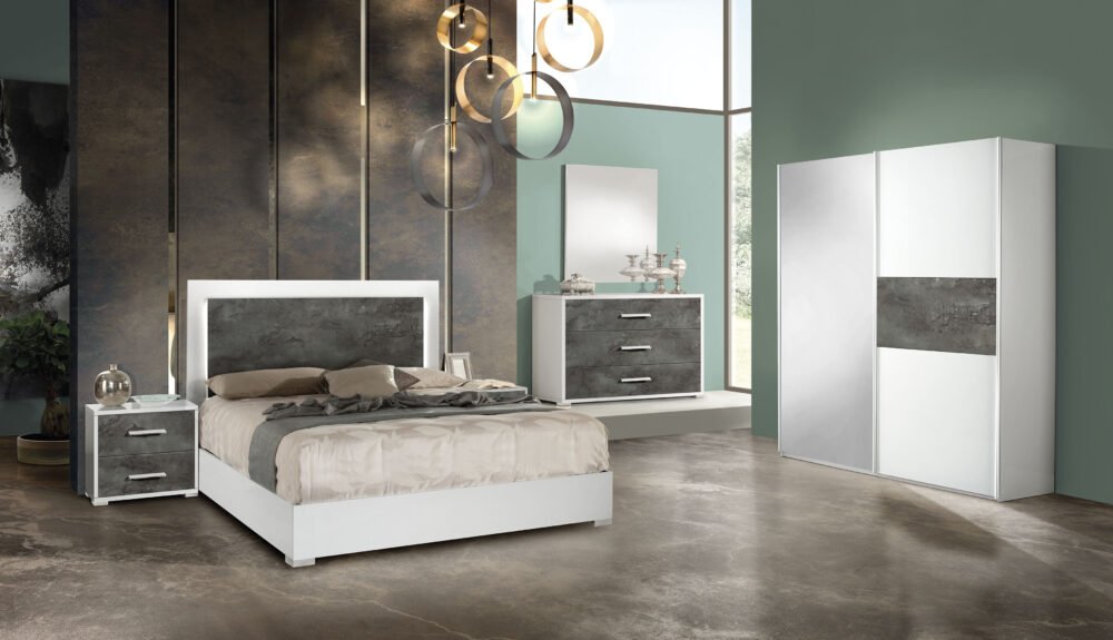 DENISE white oxide - Home Store UK - Italian Bedroom Furniture - Modern Bedroom