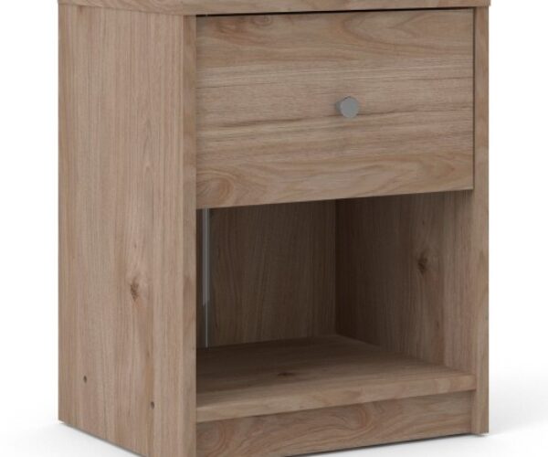 May Bedside 1 Drawer in Jackson Hickory Oak