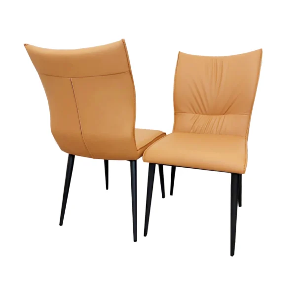 Flora Leather Dining Chair Home Store UK