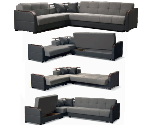 Futoro Corner Storage Sofa Bed