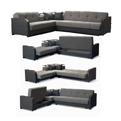 Futoro Corner Storage Sofa Bed