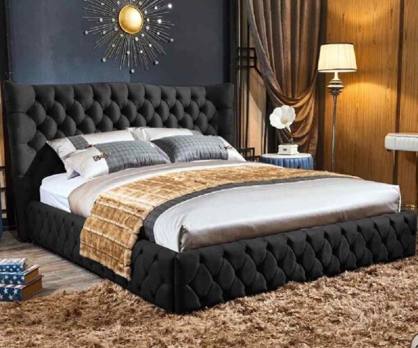 Gerlad Bed Frame Soft upholstered bed Choice Of Colours