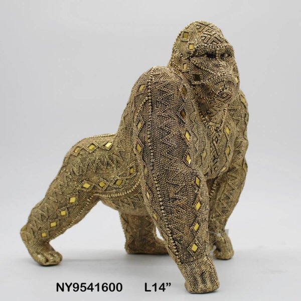 14? Gold Gorilla Diy ornaments - Ornaments - Home Store UK