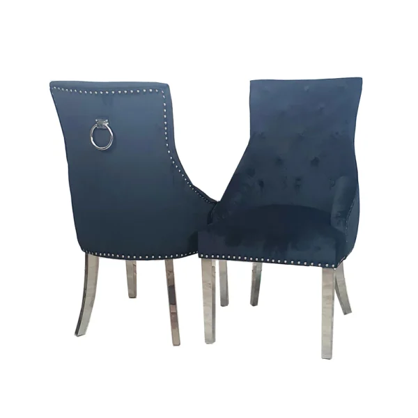 Duke Dining Chair All Colours with Plain Knocker & Plain Back - - Dining Chairs - Home Store UK