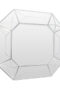 61x56cm 3D Wall Mirror - Mirror Collection - Home Store UK
