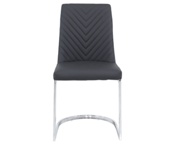 HSUK- Chevron Grey Dining Chair
