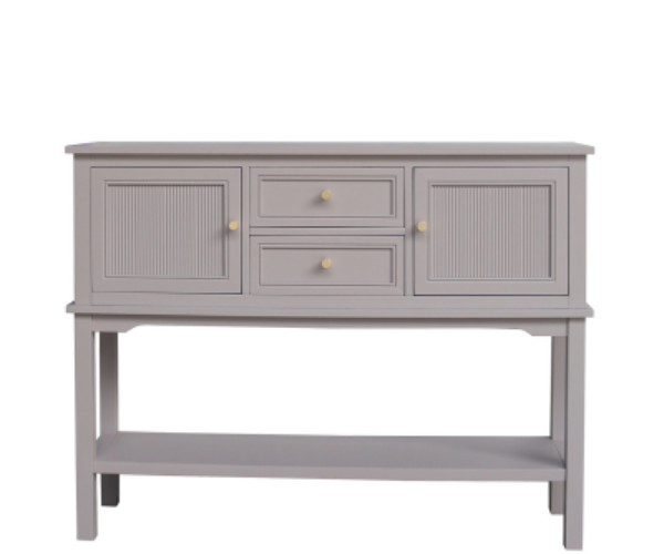 HSUK- Summer Grey Wood 2 Drawer and 2 Door Sideboard