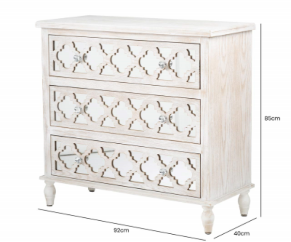 HUSK- Beach 3 Drawer Chest