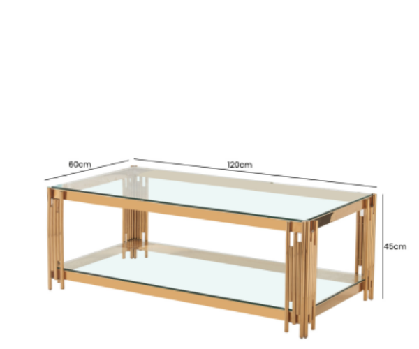 HSUK- Value Cohen Gold Coffee Table