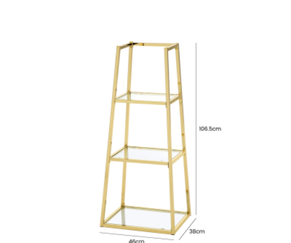 HSUK- Value Small  Gold Ladder Display Unit