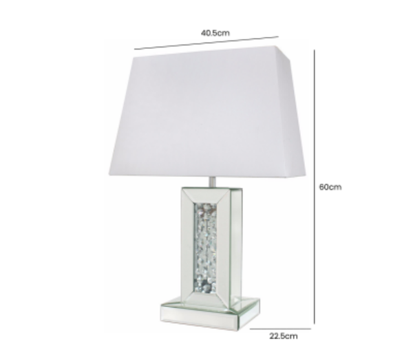 HSUK- Astoria Mirror Small Pillar Table Lamp