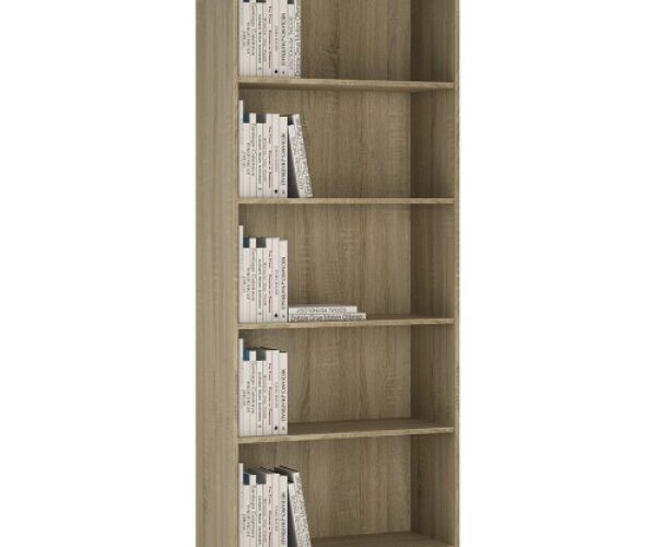 4 You Tall Wide Bookcase in Sonama Oak
