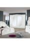 H2O Design Gina2 White Italian Bedroom Set with 6 Door Wardrobe and 3 Drawer Dresser Italian Bedroom Set Home Store UK