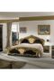Dima Mobili Lara Black and Gold Bedroom Set with 4 Door Wardrobe Italian Bedroom set Home Store UK