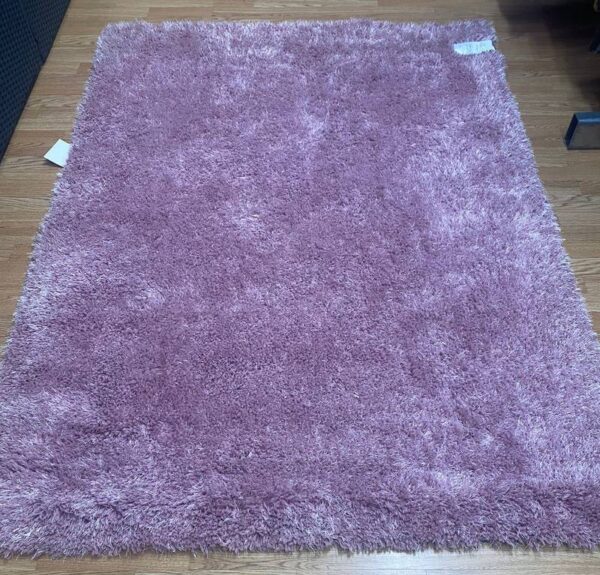 Harlow Shaggy Pink Rug – 140×200 - Rugs - Home Store UK