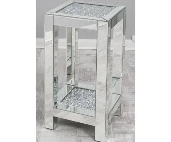 Farie Large Diamond Crush Side Table