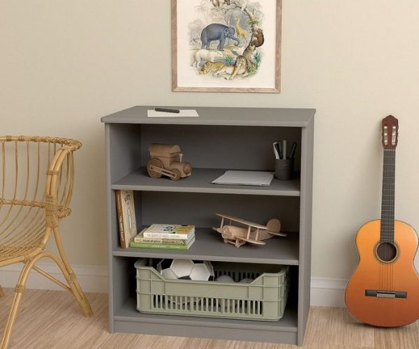 Royce Bookcase in Folkstone Grey