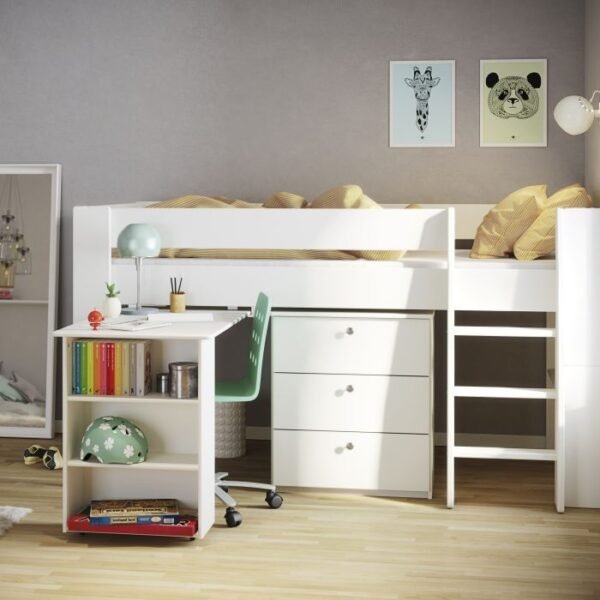 Louis 3 Drawer Chest White - Chest Of Drawer - Home Store UK