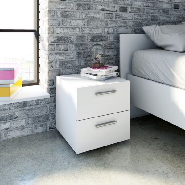 Robinson Bedside 2 Drawers Bedside Cabinat Home Store UK