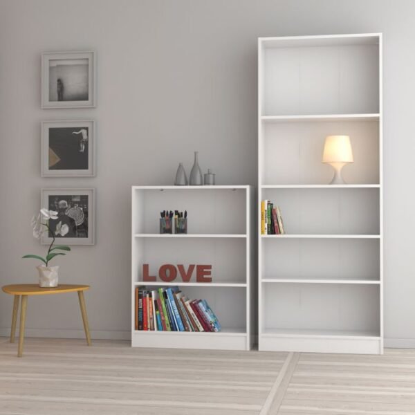 Lauren Tall Wide Bookcase (4 Shelves) - Image 8