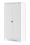 Poppy Wardrobe with 2 Doors in White - Wardrobe - Home Store UK