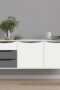 Ella Sideboard 2 Doors 3 Drawers in Grey and White - Sideboards - Home Store UK