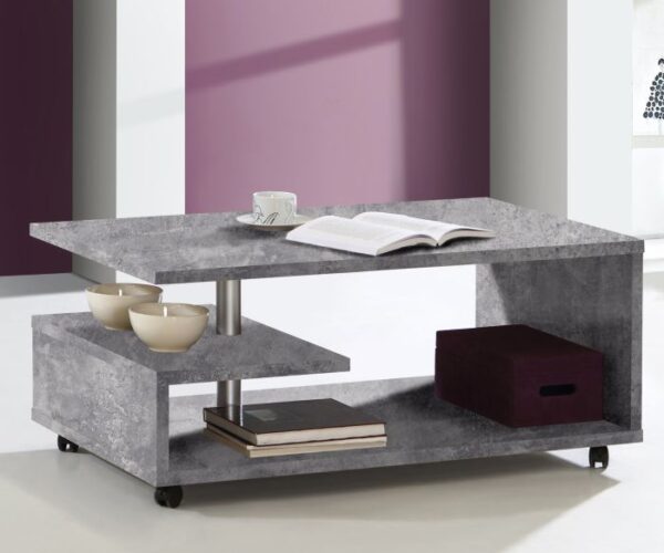 Charlie Coffee Table in Concrete Grey