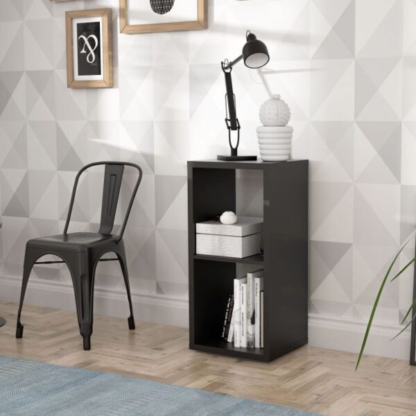 Spring 1 Shelf Storage Unit in Matt Black - Storage Units - Home Store UK