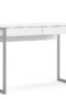 Lilly Desk 2 Drawers in White High Gloss - Desk - Home Store UK