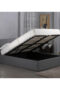 Union Fabric Storage Double Bed Grey - Clearance - Home Store UK