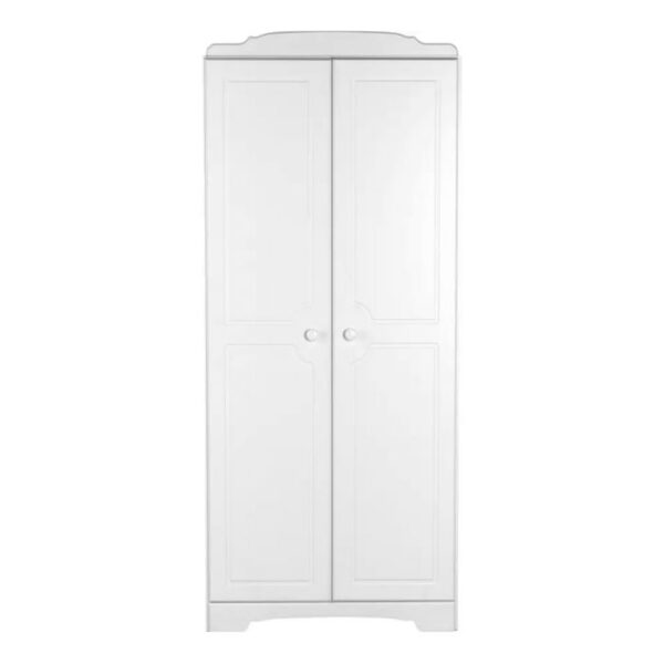 Upwood Wardrobe 2 Doors in White Wardrobe Home Store UK