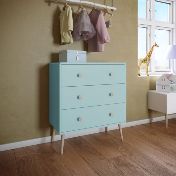Luna Chest of 3 Drawers Chest of Drawer Home Store Uk
