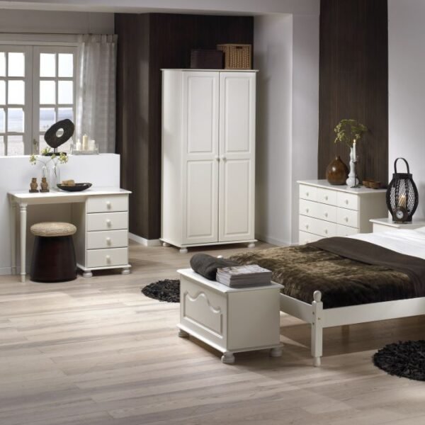 Bell 2 Door Wardrobe in Off White Wardrobe Home Store UK