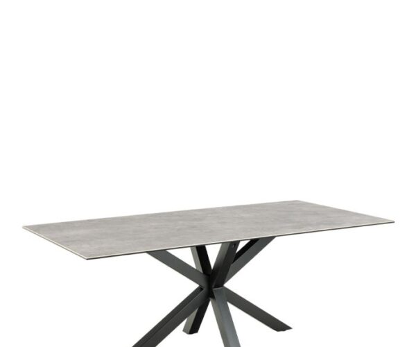 Elysium Dining Table with Ceramic Grey Top.