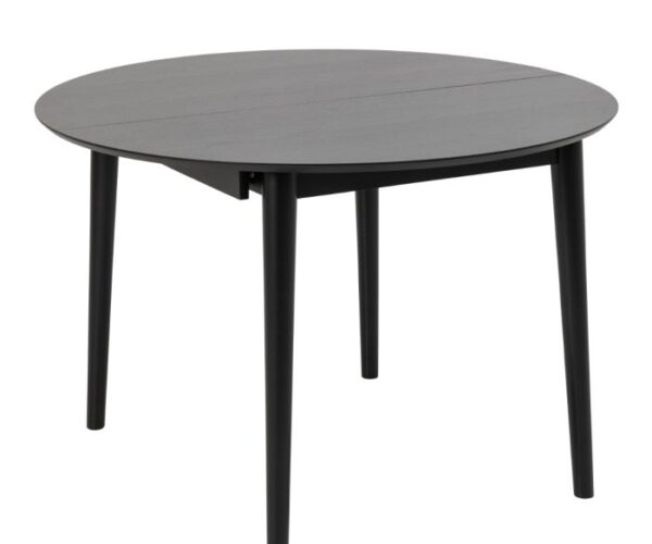 Montfort Round Dining Table in Black.