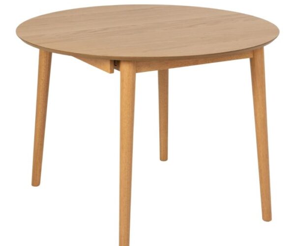 Montreal Round Dining Table in Oak.