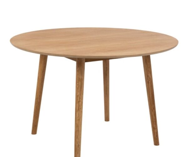 Nikko Round Dining Table in Oak.