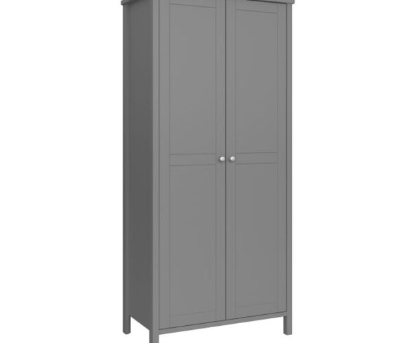 Nordic 2 Door Wardrobe Grey.