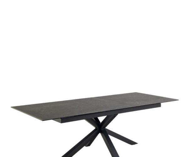 Paradise Extendable Dining Table with Ceramic Black Top 200cm.