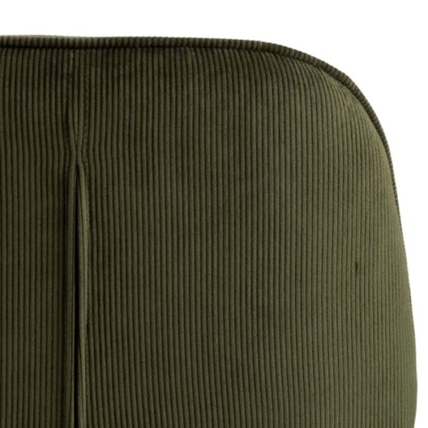Elise Dining Chair in Olive Green Set of 4. - Image 10